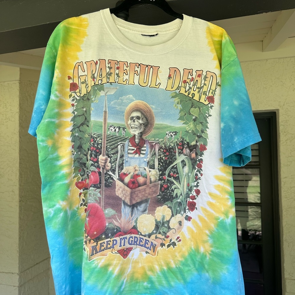 Vintage 1998 Liquid Blue Grateful Dead Tie-Dye Tee